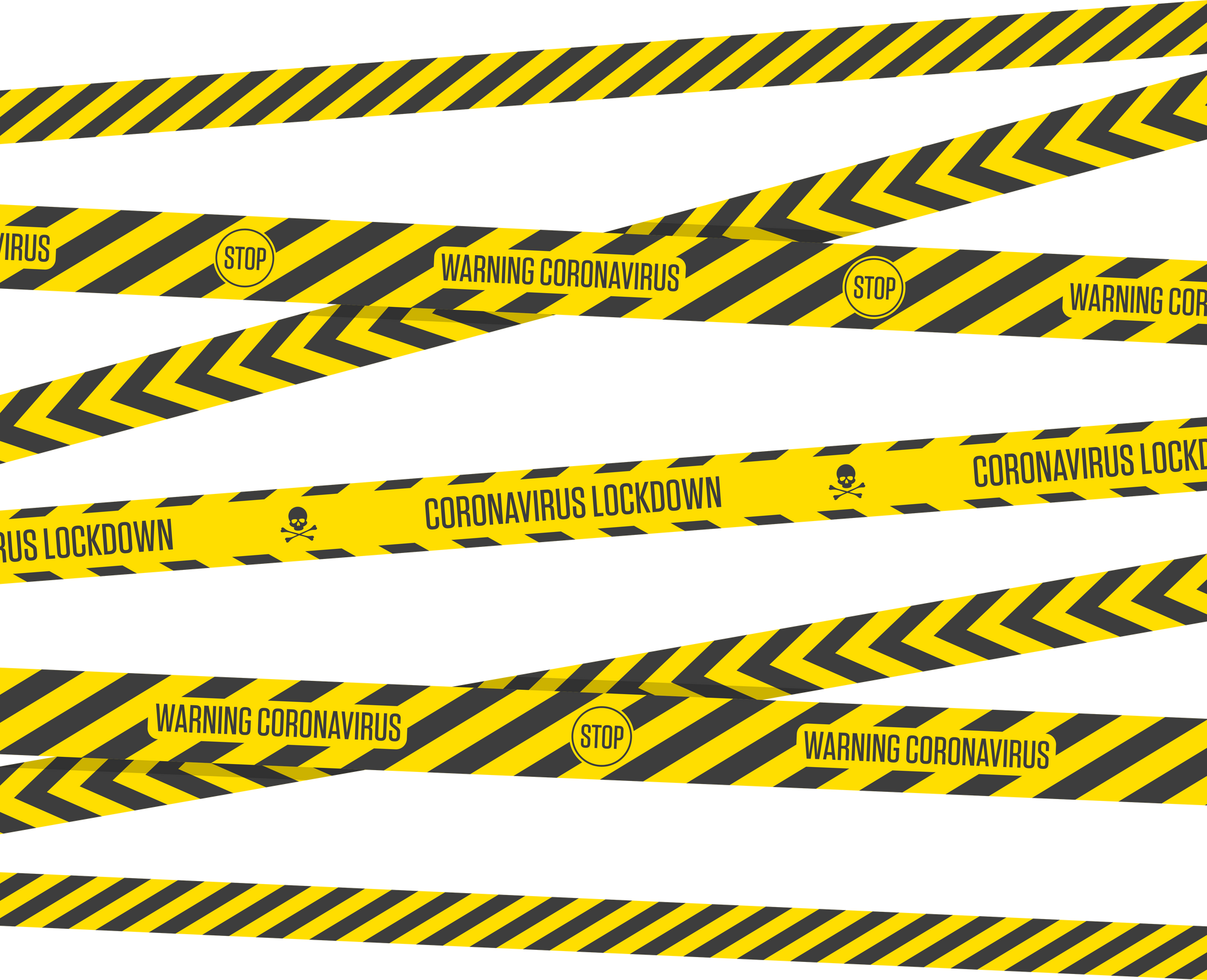 Yellow Ribbons for Coronavirus Lockdown 